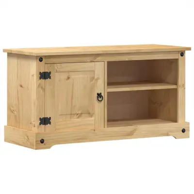TV omarica - TV stojalo - Televizijska omarica Corona 100x40x52 cm trdna borovina