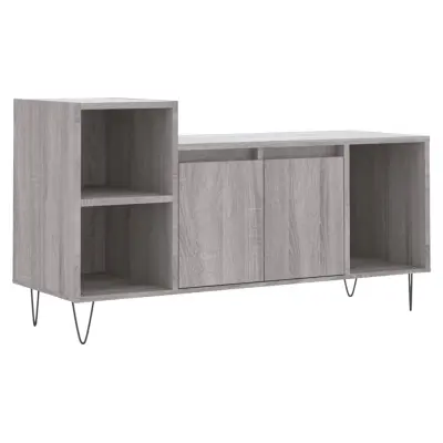 TV omarica - TV enota - Televizijska omarica siva sonoma 100x35x55 cm inženirski les