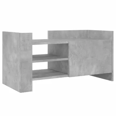 TV omarica - TV stojalo - Televizijska omarica betonsko siva 80x35x40 cm inženirski les