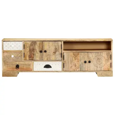 TV omarica - TV stojalo - Televizijska omarica 120x30x40 cm trden mangov les