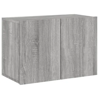 Stenska TV omarica - TV stojalo - Televizijska omarica siva sonoma 60x30x41 cm