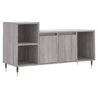 TV omarica - TV enota - Televizijska omarica siva sonoma 100x35x55 cm inženirski les