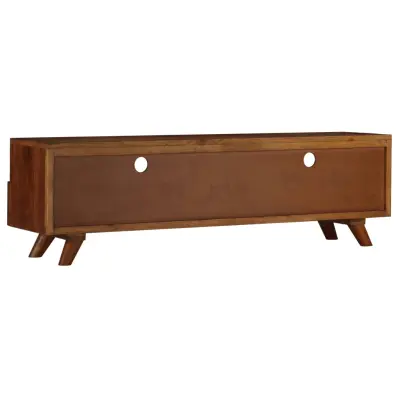 TV omarica - TV stojalo - Televizijska omarica iz trdnega predelanega lesa 140x30x40 cm