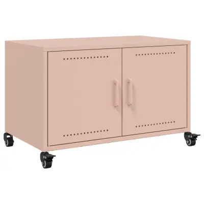 TV omarica - TV enota - Televizijska omarica roza 68x39x43,5 cm jeklo