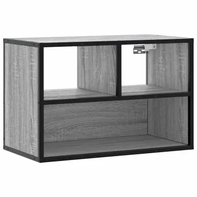 TV omarica - TV enota - Televizijska omarica siva sonoma 60x31x39,5 cm inženirski les