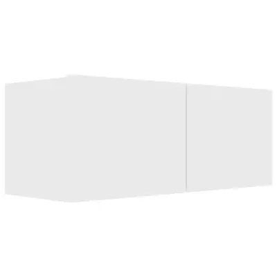 TV omarica - TV stojalo - Televizijska omarica bela 80x30x30 cm inženirski les