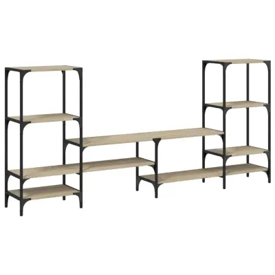 TV omarica - TV stojalo - Televizijska omarica sonoma hrast 206,5x28,5x95 cm inženirski les