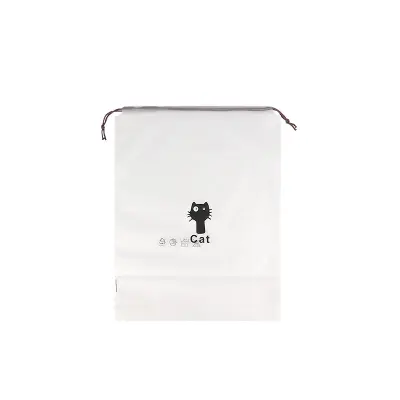 Prozorne netkane vrečke za shranjevanje (10 paketov)   mačji vzorec