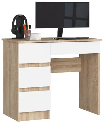 OFFICE A-7 CLP OAK SONOMA / WHITE LEVA STRAN