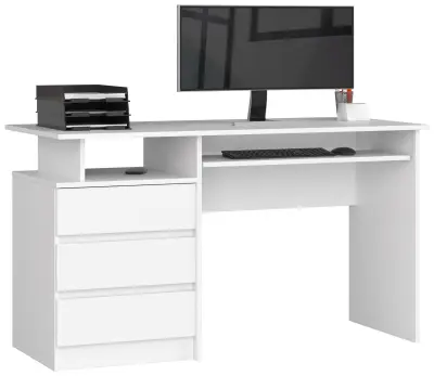 CLP OFFICE 135cm BELE