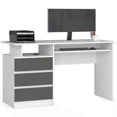 CLP DESK 135cm BELO / SIVO
