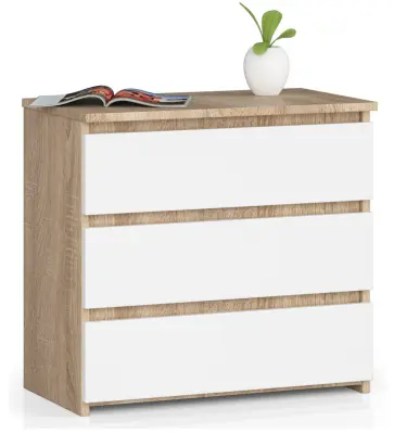 KOMODA CL3 3SZ CLP OAK SONOMA / BELA