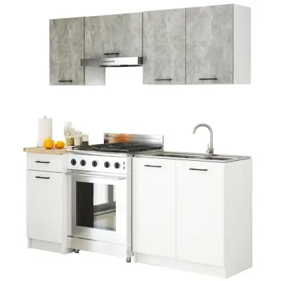 KITCHEN FURNITURE SET OLIWIA 1.8M BETON-BELA