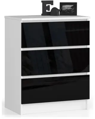 KOMODA K60 3SZ CLP ČRNA SJAJ