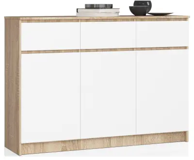 KOMODA K140 3D 3SZ CLP PK SONOMA / BELO