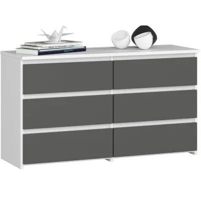 KOMODA CL100 6SZ PK BELO / SIVO
