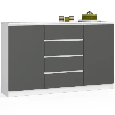 KOMODA K160 2D 4SZ CLP BELO / SIVO