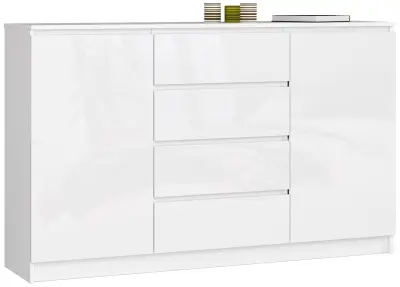 KOMODA K160 2D 4SZ CLP BELA SJAJ
