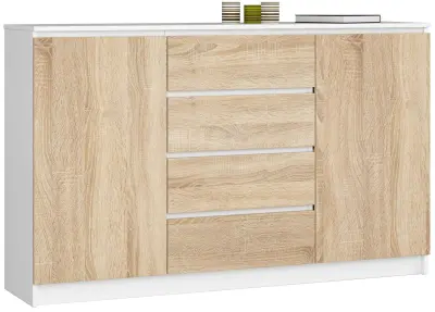 KOMODA K160 2D 4SZ CLP BELO / SONOMA