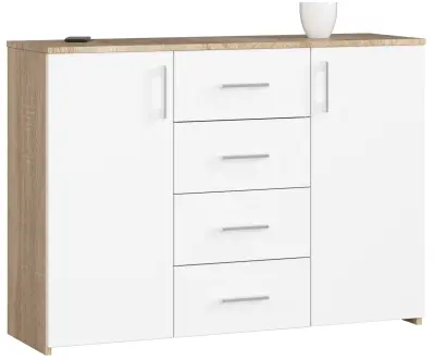 KOMODA K45 OAK SONOMA / BELA