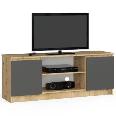RTV KABINET K140 2D 1P CLP HRAST ARTISAN / SIVI