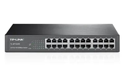TP-LINK 24 Port 10/100Mbit Desk/Rack stikalo - TL-SF1024D