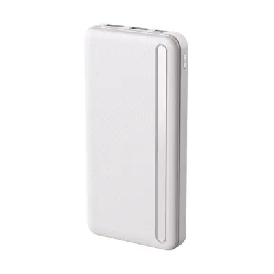 Forever, Kompaktna baterija za nujne primere z zmogljivostjo 10000 mAh in indikatorji LED, Bela