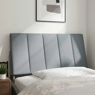 Posteljno vzglavje - Vzglavna omarica - Vzglavna stranica svetlo siva 100 cm blago