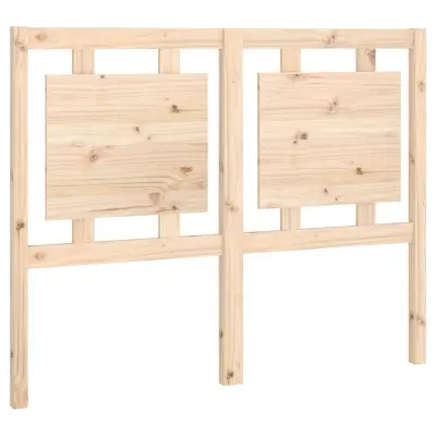 Posteljno vzglavje - Vzglavna omarica - Nočna omarica 125,5x4x100 cm trdna borovina