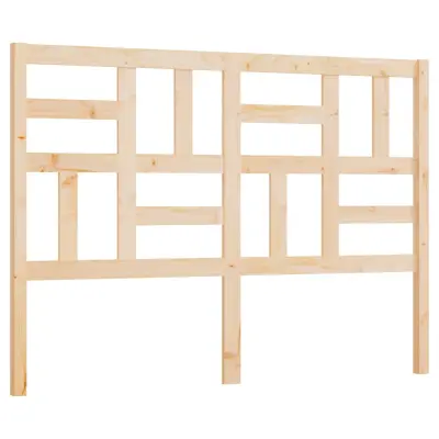 Posteljno vzglavje - Vzglavna omarica - Nočna omarica 126x4x104 cm trdna borovina