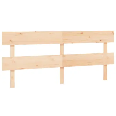 Posteljno vzglavje - Vzglavna omarica - Nočna omarica 204x3x81 cm trdna borovina