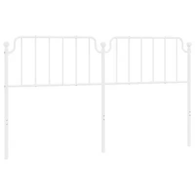 Kovinsko Posteljno vzglavje - Vzglavna omarica - Nočna omarica belo 180 cm