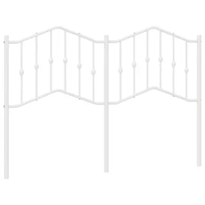 Kovinsko Posteljno vzglavje - Vzglavna omarica - Nočna omarica belo 150 cm