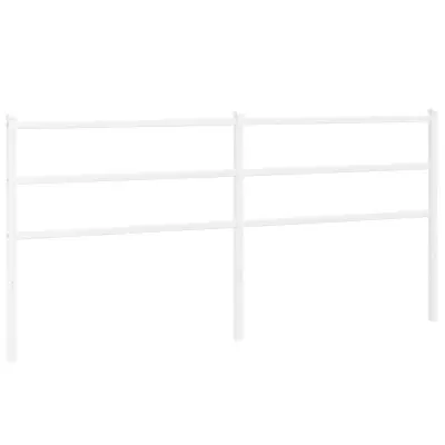 Kovinsko Posteljno vzglavje - Vzglavna omarica - Nočna omarica belo 193 cm