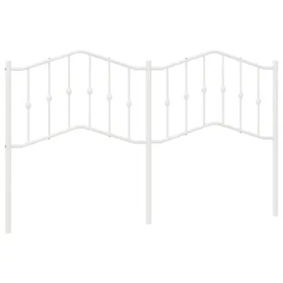 Kovinsko Posteljno vzglavje - Vzglavna omarica - Nočna omarica belo 160 cm