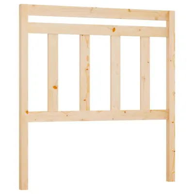 Posteljno vzglavje - Vzglavna omarica - Nočna omarica 81x4x100 cm trdna borovina