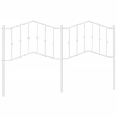 Kovinsko Posteljno vzglavje - Vzglavna omarica - Nočna omarica belo 180 cm