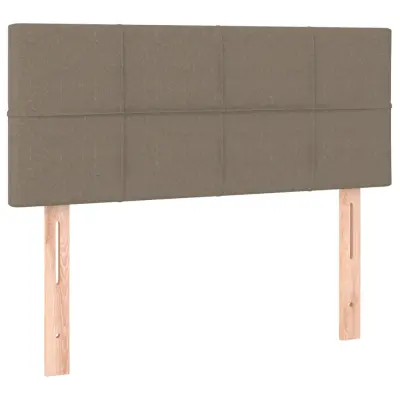 Posteljno vzglavje - Vzglavna omarica - Nočna omarica taupe 80x5x78/88 cm blago