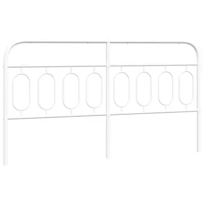 Kovinsko Posteljno vzglavje - Vzglavna omarica - Nočna omarica belo 183 cm