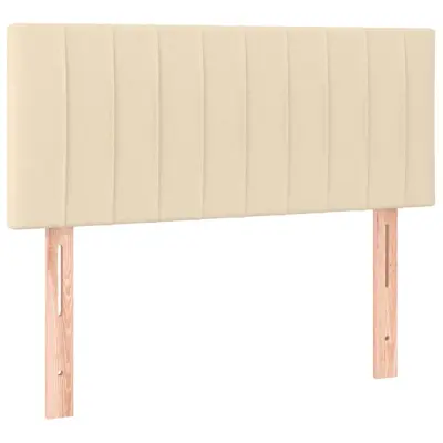 Posteljno vzglavje - Vzglavna omarica - Nočna omarica krem 100x5x78/88 cm blago