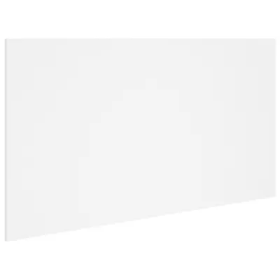 Posteljno vzglavje - Vzglavna omarica - Nočna omarica belo 160x1,5x80 cm konstruiran les