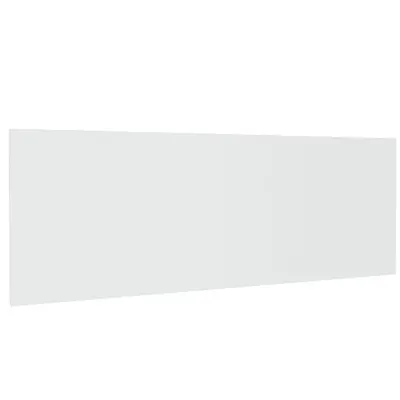 Posteljno vzglavje - Vzglavna omarica - Nočna omarica belo 240x1,5x80 cm konstruiran les