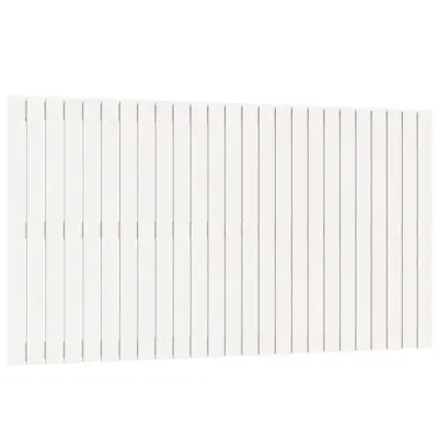 Stensko Posteljno vzglavje - Vzglavna omarica - Nočna omarica belo 159,5x3x90 cm trdna borovina