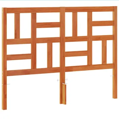 Vzglavna omarica - Nočna omarica - Posteljna omarica voščeno rjava 150 cm trdna borovina