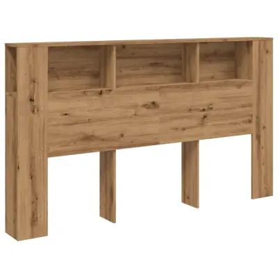 Vzglavna omarica - Nočna omarica - Posteljna omarica artisan hrast 180x18,5x102,5 cm inženirski les