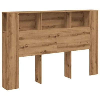 Vzglavna omarica - Nočna omarica - Posteljna omarica artisan hrast 160x18,5x103,5 cm inženirski les