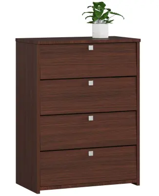 SHOE CABINET 4 TILTING DOORS 60 cm WENGE