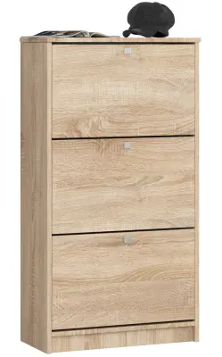 SHOE CABINET 3 TILTING DOORS 60 cm SONOMA OAK