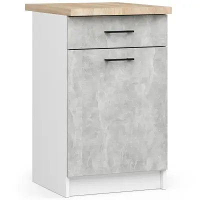 OLIWIA S50 SZ1 Kabinet + BELO / BETON Pult