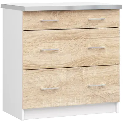 LIMA S80 SZ3 Kabinet + BELA/SONOMA HRAST VRH
